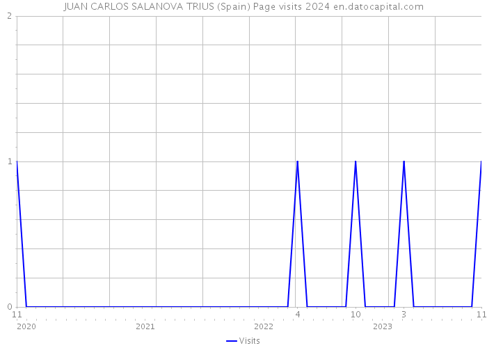 JUAN CARLOS SALANOVA TRIUS (Spain) Page visits 2024 