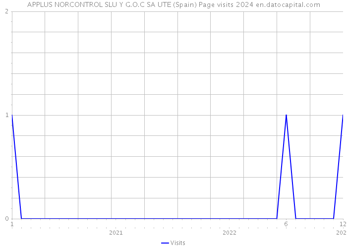 APPLUS NORCONTROL SLU Y G.O.C SA UTE (Spain) Page visits 2024 