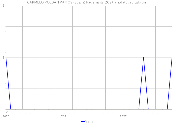 CARMELO ROLDAN RAMOS (Spain) Page visits 2024 