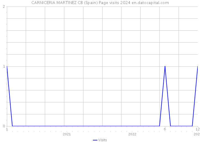 CARNICERIA MARTINEZ CB (Spain) Page visits 2024 