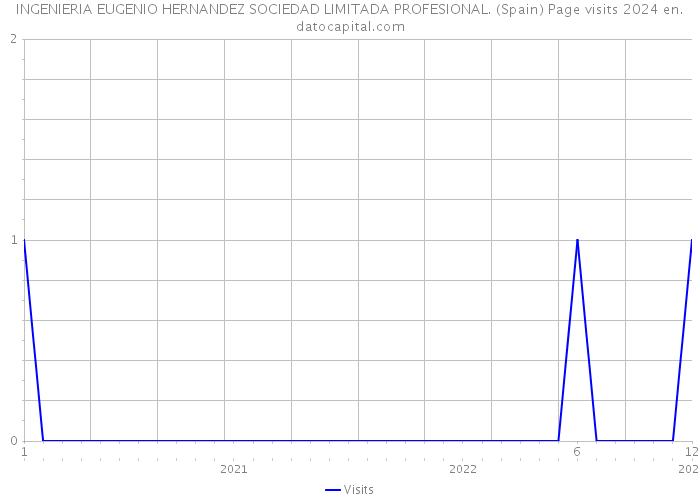 INGENIERIA EUGENIO HERNANDEZ SOCIEDAD LIMITADA PROFESIONAL. (Spain) Page visits 2024 