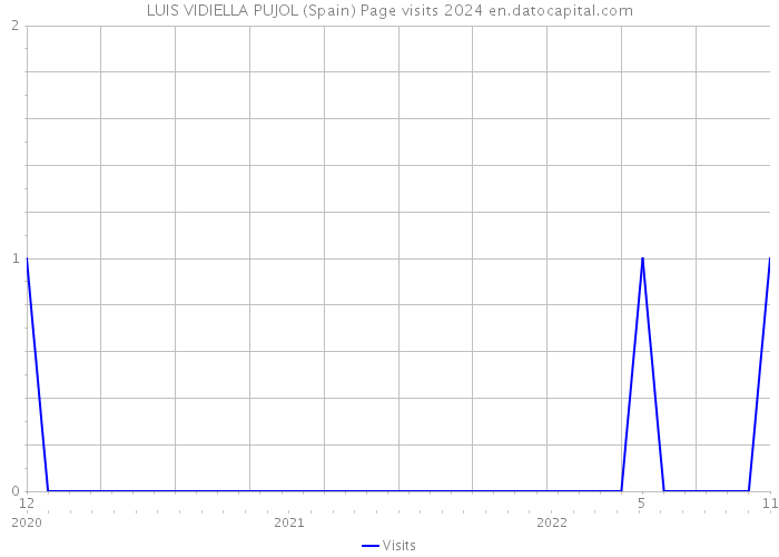 LUIS VIDIELLA PUJOL (Spain) Page visits 2024 