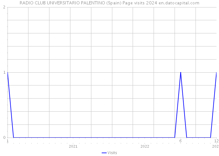 RADIO CLUB UNIVERSITARIO PALENTINO (Spain) Page visits 2024 