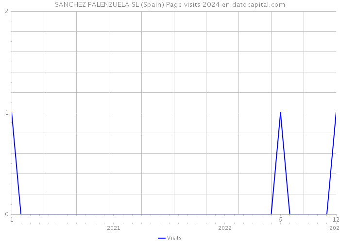 SANCHEZ PALENZUELA SL (Spain) Page visits 2024 
