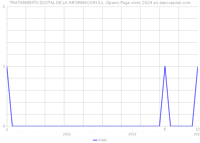 TRATAMIENTO DIGITAL DE LA INFORMACION S.L. (Spain) Page visits 2024 