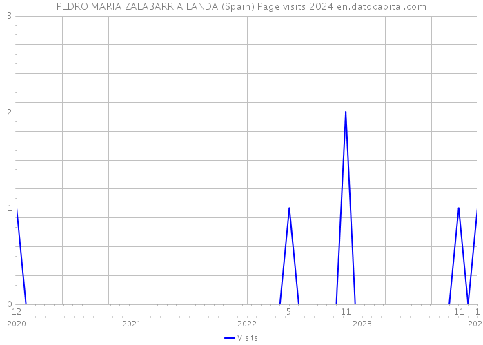 PEDRO MARIA ZALABARRIA LANDA (Spain) Page visits 2024 