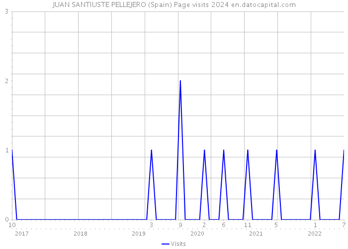 JUAN SANTIUSTE PELLEJERO (Spain) Page visits 2024 