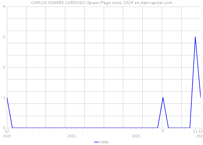 CARLOS SOARES CARDOSO (Spain) Page visits 2024 
