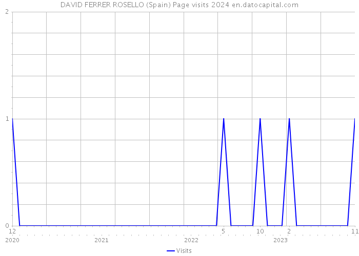 DAVID FERRER ROSELLO (Spain) Page visits 2024 