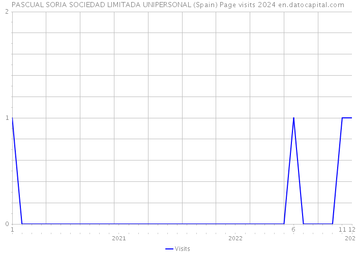 PASCUAL SORIA SOCIEDAD LIMITADA UNIPERSONAL (Spain) Page visits 2024 