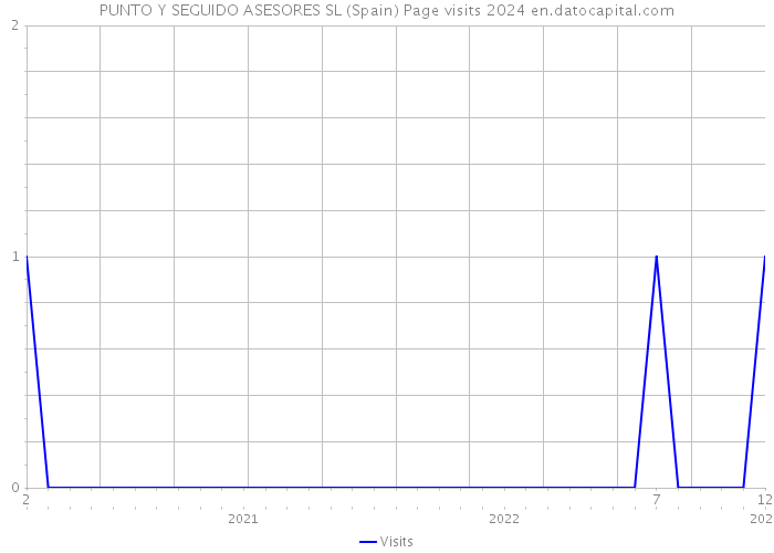 PUNTO Y SEGUIDO ASESORES SL (Spain) Page visits 2024 
