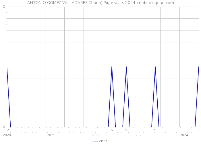 ANTONIO GOMEZ VALLADARES (Spain) Page visits 2024 