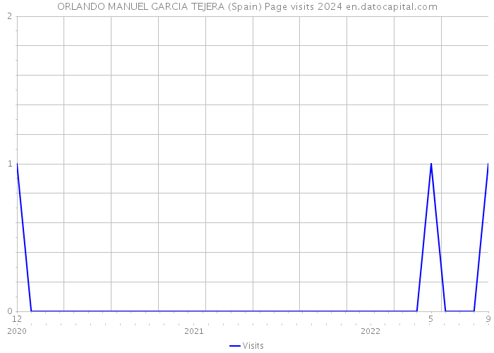 ORLANDO MANUEL GARCIA TEJERA (Spain) Page visits 2024 