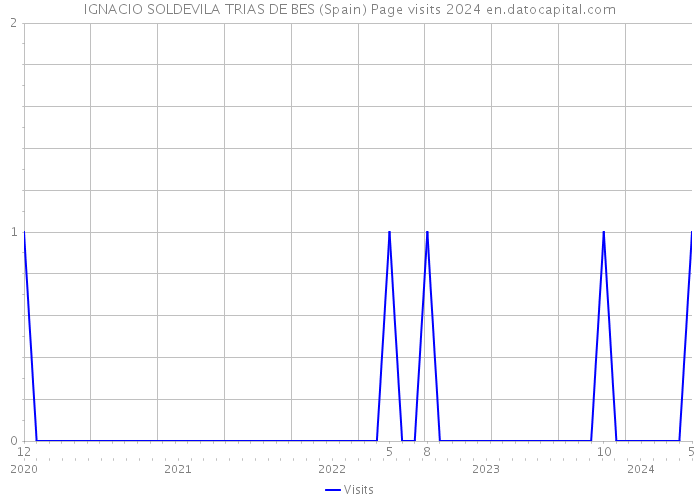 IGNACIO SOLDEVILA TRIAS DE BES (Spain) Page visits 2024 