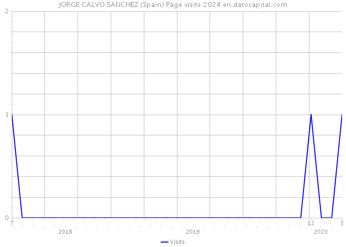 JORGE CALVO SANCHEZ (Spain) Page visits 2024 