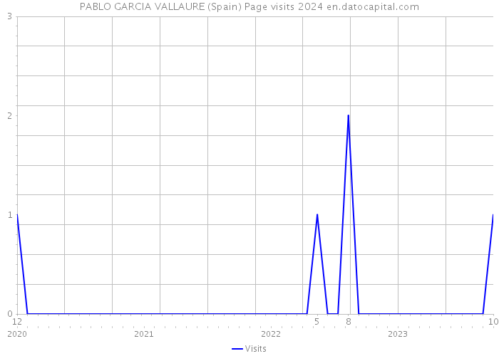 PABLO GARCIA VALLAURE (Spain) Page visits 2024 