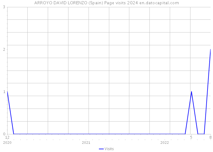 ARROYO DAVID LORENZO (Spain) Page visits 2024 