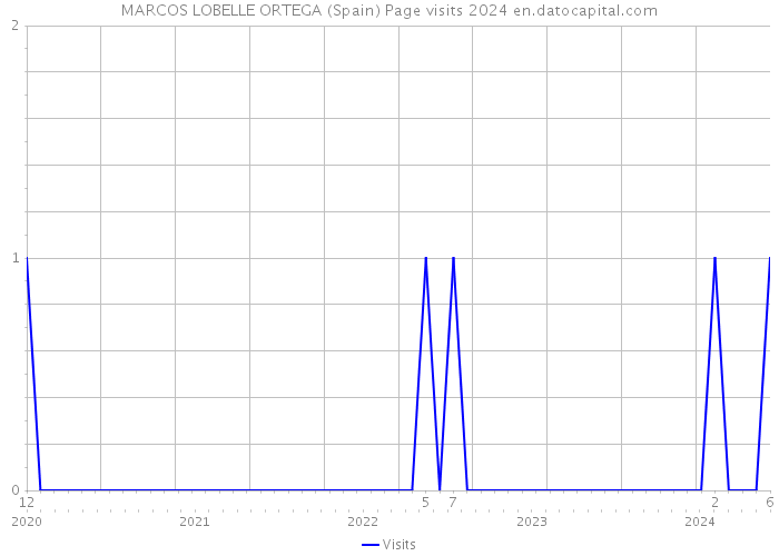 MARCOS LOBELLE ORTEGA (Spain) Page visits 2024 