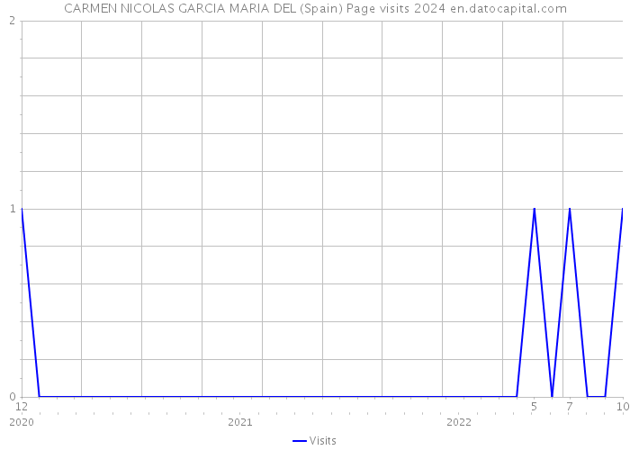 CARMEN NICOLAS GARCIA MARIA DEL (Spain) Page visits 2024 