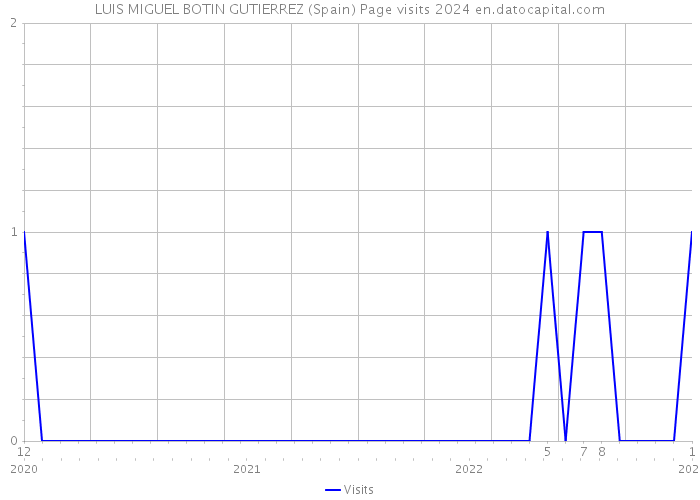 LUIS MIGUEL BOTIN GUTIERREZ (Spain) Page visits 2024 