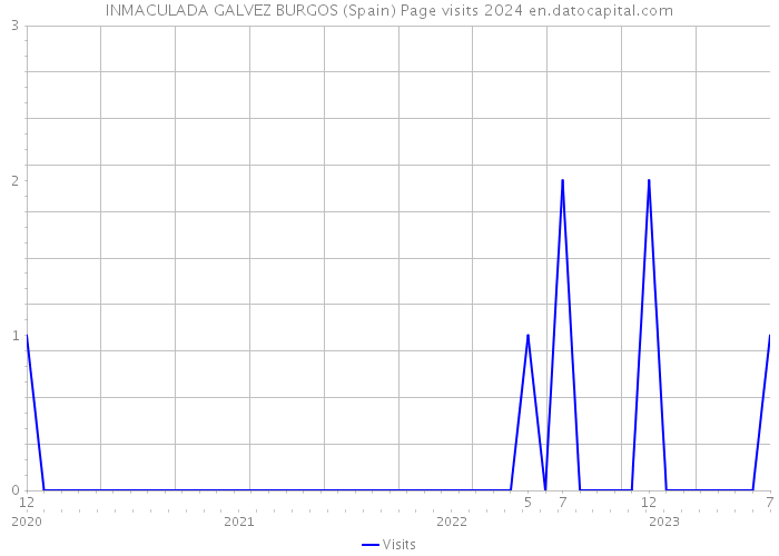 INMACULADA GALVEZ BURGOS (Spain) Page visits 2024 