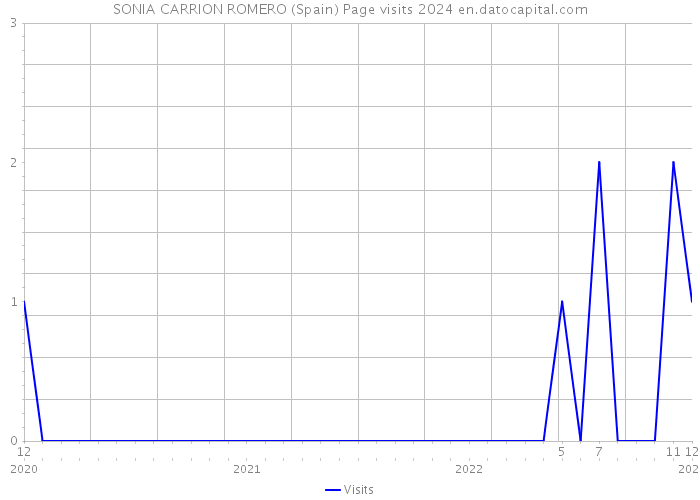 SONIA CARRION ROMERO (Spain) Page visits 2024 