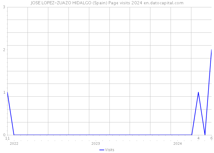 JOSE LOPEZ-ZUAZO HIDALGO (Spain) Page visits 2024 