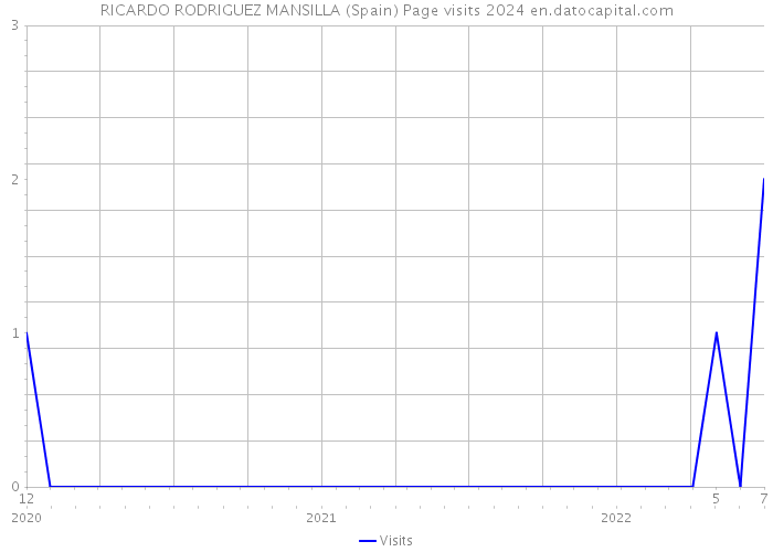 RICARDO RODRIGUEZ MANSILLA (Spain) Page visits 2024 