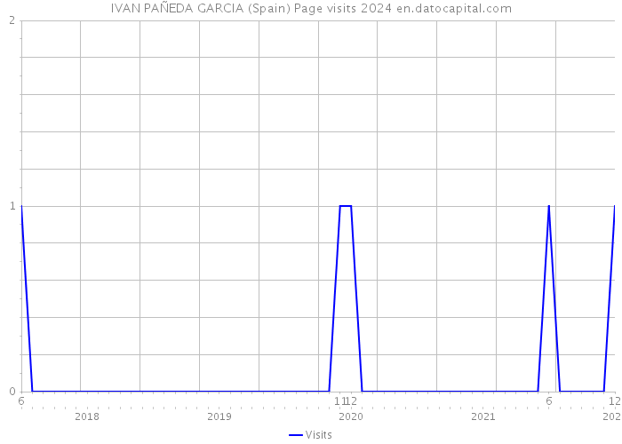 IVAN PAÑEDA GARCIA (Spain) Page visits 2024 