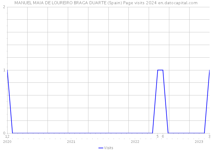 MANUEL MAIA DE LOUREIRO BRAGA DUARTE (Spain) Page visits 2024 