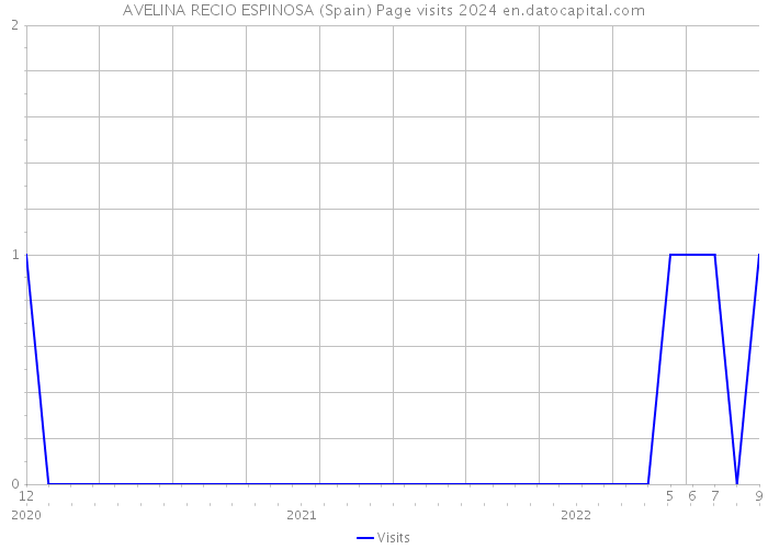 AVELINA RECIO ESPINOSA (Spain) Page visits 2024 