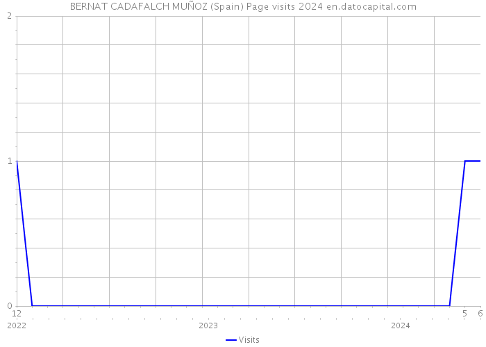 BERNAT CADAFALCH MUÑOZ (Spain) Page visits 2024 