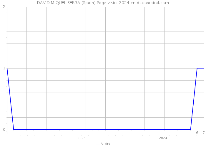 DAVID MIQUEL SERRA (Spain) Page visits 2024 