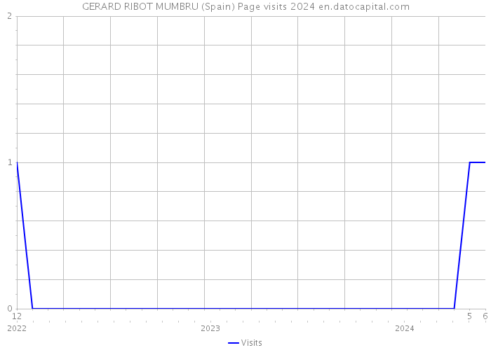 GERARD RIBOT MUMBRU (Spain) Page visits 2024 
