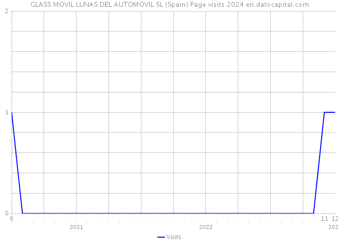 GLASS MOVIL LUNAS DEL AUTOMOVIL SL (Spain) Page visits 2024 