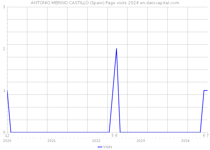 ANTONIO MERINO CASTILLO (Spain) Page visits 2024 