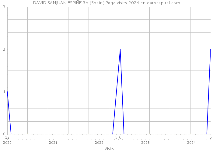 DAVID SANJUAN ESPIÑEIRA (Spain) Page visits 2024 