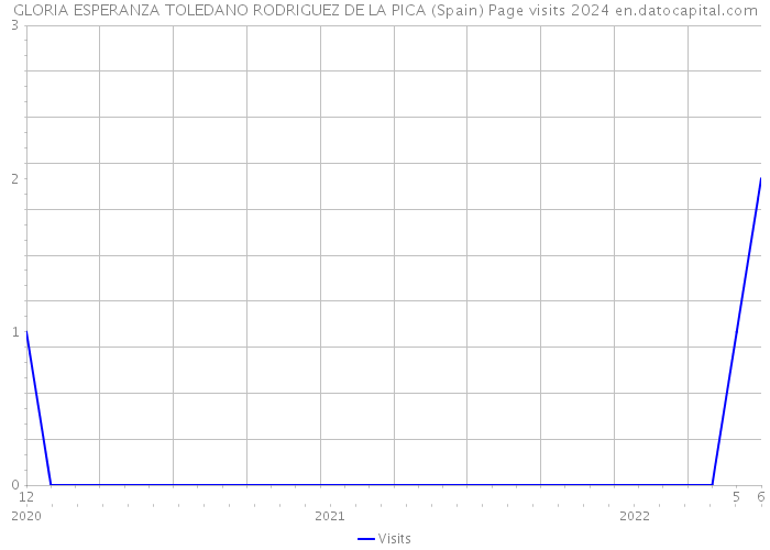 GLORIA ESPERANZA TOLEDANO RODRIGUEZ DE LA PICA (Spain) Page visits 2024 