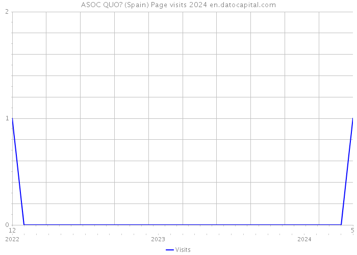 ASOC QUO? (Spain) Page visits 2024 