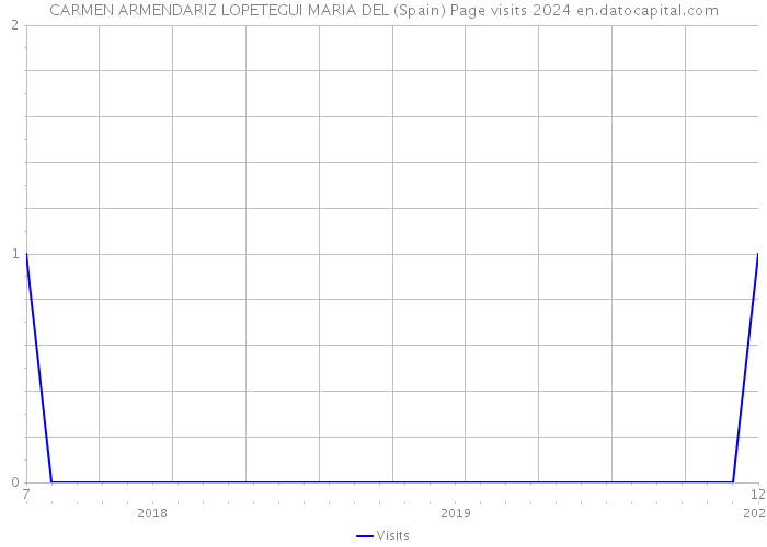 CARMEN ARMENDARIZ LOPETEGUI MARIA DEL (Spain) Page visits 2024 