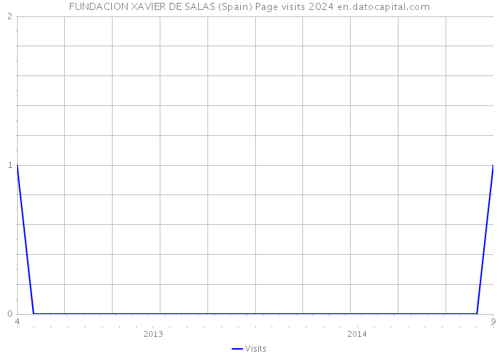 FUNDACION XAVIER DE SALAS (Spain) Page visits 2024 