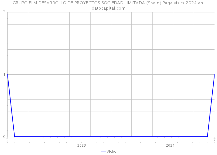 GRUPO BLM DESARROLLO DE PROYECTOS SOCIEDAD LIMITADA (Spain) Page visits 2024 