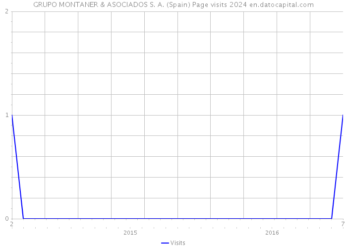 GRUPO MONTANER & ASOCIADOS S. A. (Spain) Page visits 2024 