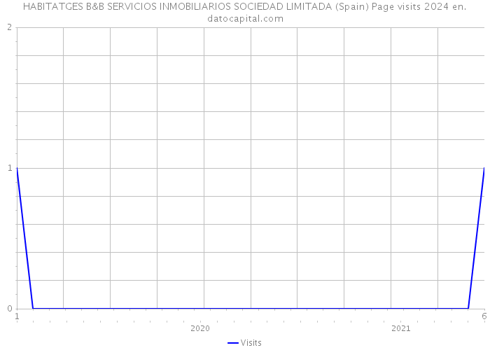 HABITATGES B&B SERVICIOS INMOBILIARIOS SOCIEDAD LIMITADA (Spain) Page visits 2024 