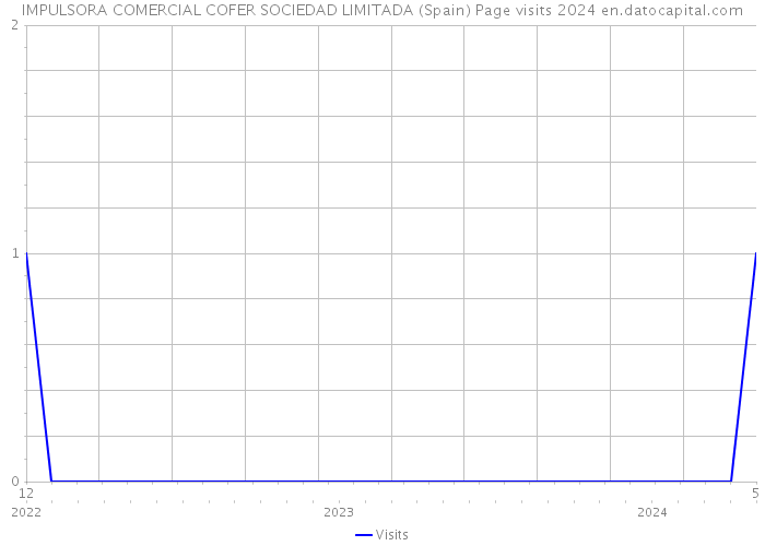 IMPULSORA COMERCIAL COFER SOCIEDAD LIMITADA (Spain) Page visits 2024 