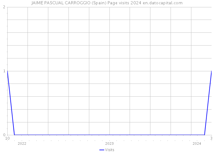 JAIME PASCUAL CARROGGIO (Spain) Page visits 2024 