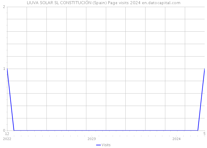 LIUVA SOLAR SL CONSTITUCIÓN (Spain) Page visits 2024 