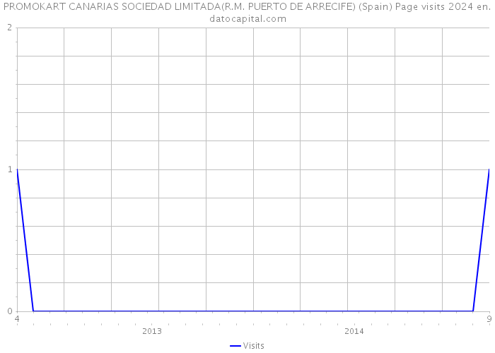 PROMOKART CANARIAS SOCIEDAD LIMITADA(R.M. PUERTO DE ARRECIFE) (Spain) Page visits 2024 