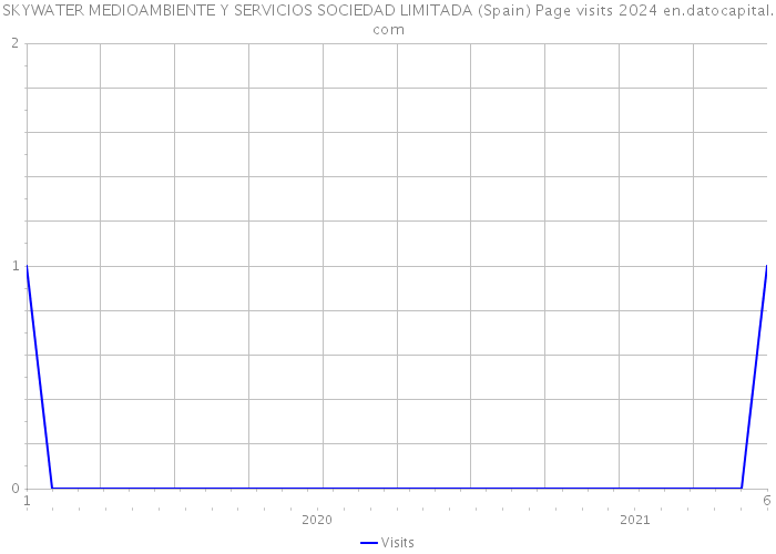 SKYWATER MEDIOAMBIENTE Y SERVICIOS SOCIEDAD LIMITADA (Spain) Page visits 2024 