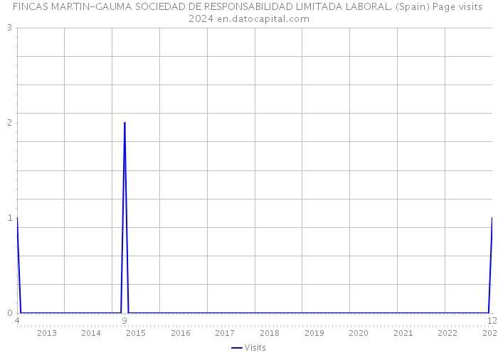 FINCAS MARTIN-GAUMA SOCIEDAD DE RESPONSABILIDAD LIMITADA LABORAL. (Spain) Page visits 2024 